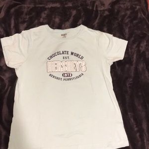 Tee shirt. Bought at Hershey’s Chocolate Factory.